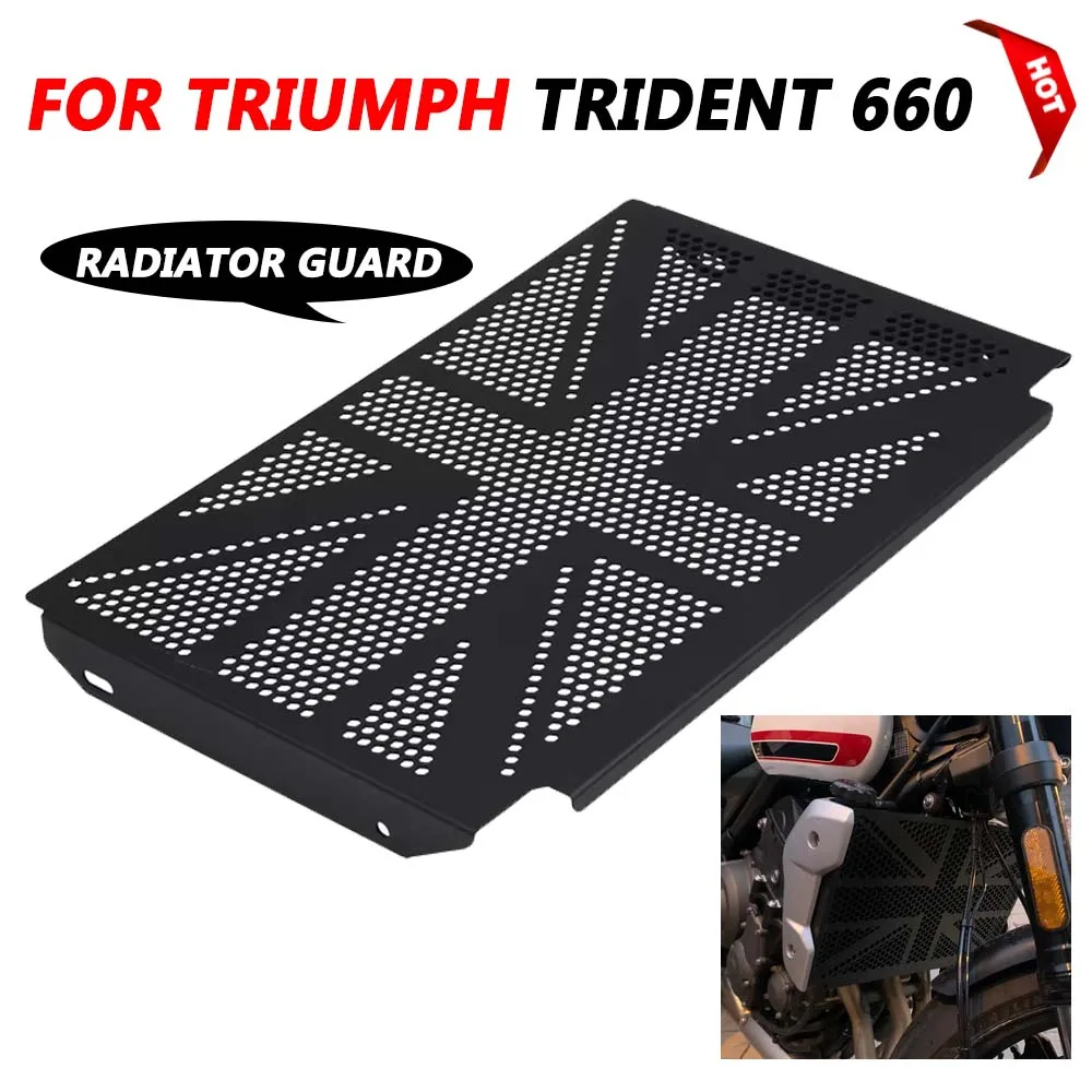 

For Triumph Trident 660 Trident660 2021 - 2024 Motorcycle Accessories Radiator Guard Protector Grille Grill Protection Cover