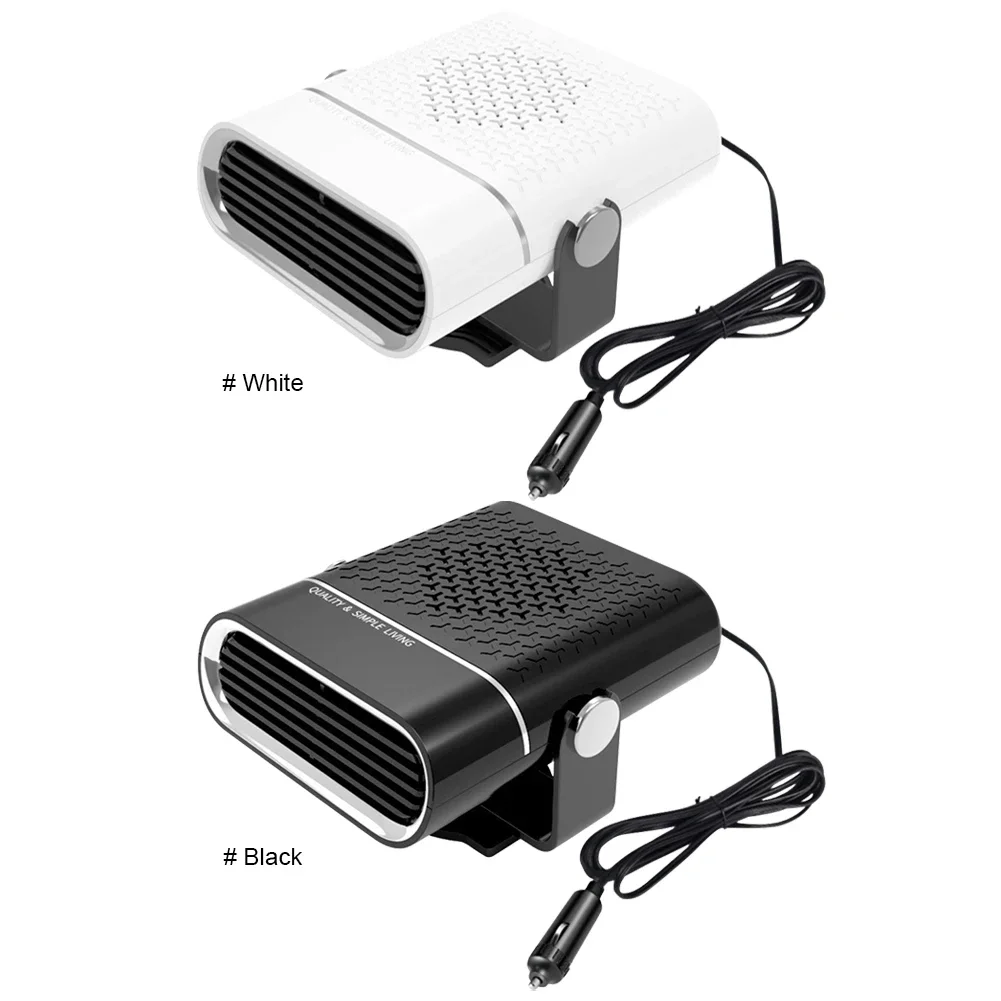 12/24 V Car Heater Car Heater Defogger 2 in 1 Modes Heating and Cooling Portable Heater Fan Anti-Fog Mini Car Heater Defroster