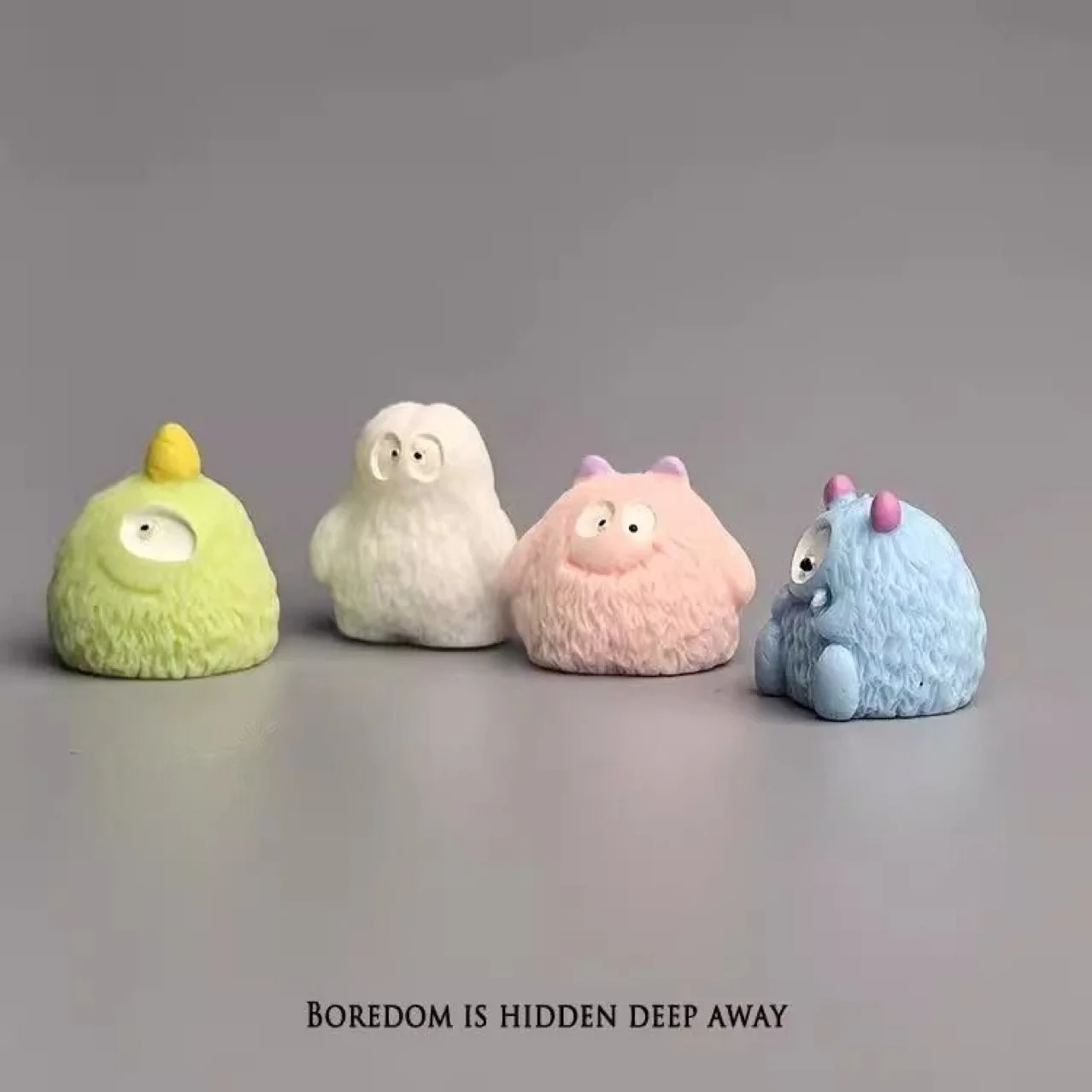 Home Decor Cute Monster Ornament Mini Micro Landscape Decor Desktop Decoration For Home Office Workstation Tabletop Display