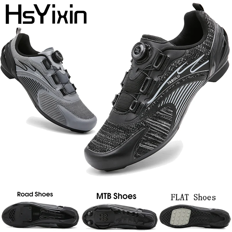 

Мужские и женские велотуфли для MTB и шоссейных гонок, дышащие, с самоблокирующимся механизмом, скоростные кроссовки для плоских педалей SPD, обувь для гоночных велосипедов