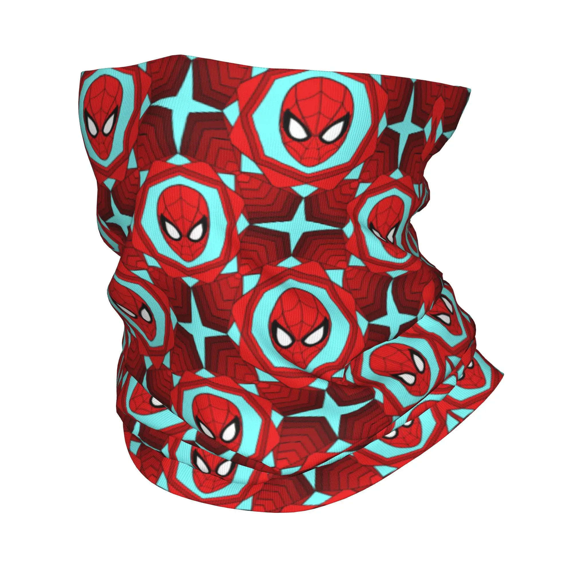 

Зимняя повязка на голову и шею Custom Spider Animes для мужчин и женщин, многофункциональный шарф-труба для катания на лыжах и велоспорта, бандана-гайтер