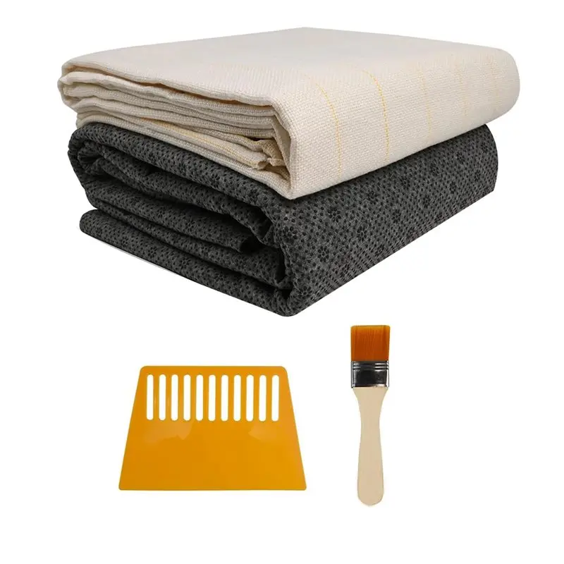 

【FAVORITE!】Rug Tufting Supplies- Non-Slip Backing Fabric With Marked Lines, Primary Tufting Cloth, Rug Making Supplies
