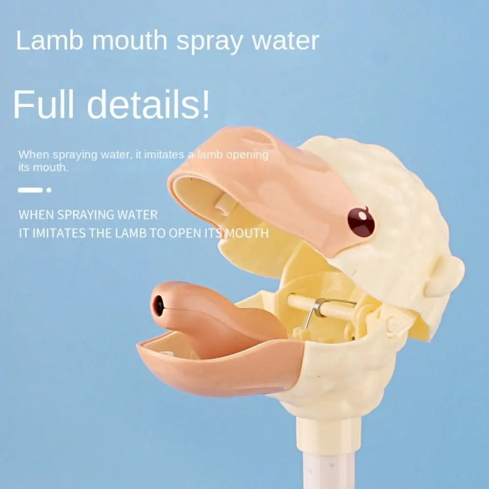Long-necked Dinosaur Water Spray Toys Open Mouth Style Press Type Alpaca Bath Fountain Toy Handheld Easy To Fill
