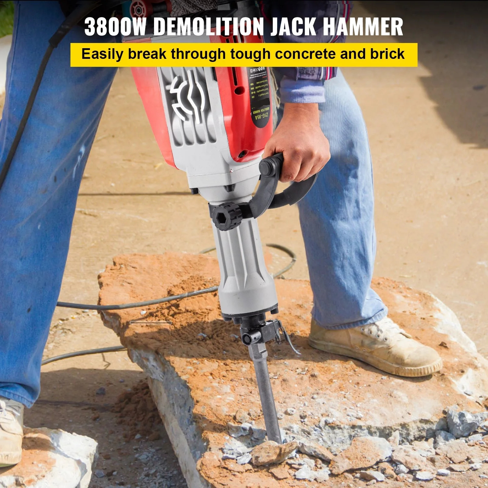 3800W Demolition Jack Hammer, 1-1/8\