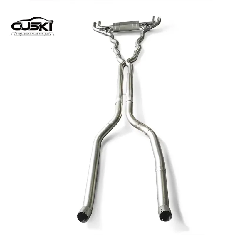 

Выхлопная система высокого давления, подходящая для BMW M760 750 G12 2019-2022 Catback X-pipe, автомобильный глушитель