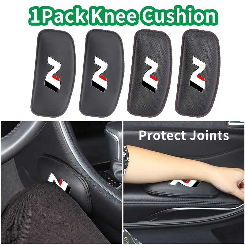 Car Knee Pad Elbow Pillow Leg Cushion Hand Support Accessories For Hyundai N Line Performance Santa Fe MX5 I20 IX35 I30