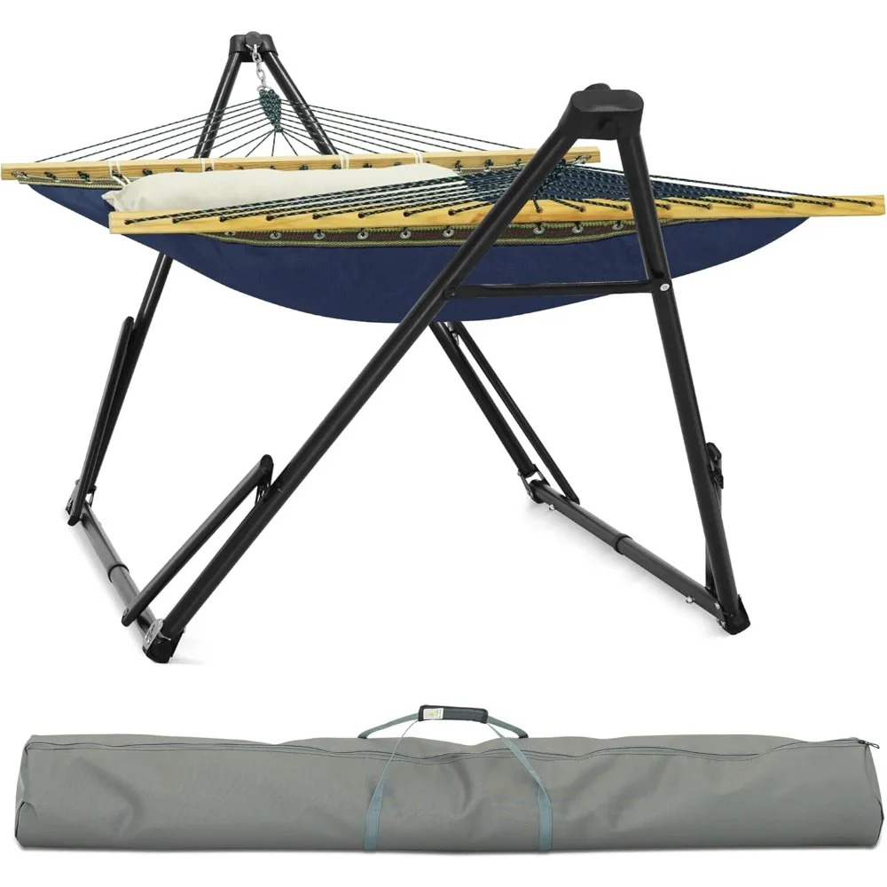 

Unity Adjustable Hammock Stand, Hammocks Stands for The Garden, 800 lbs Capacity Steel Double Hammock Stand for 2 Persons, Prem