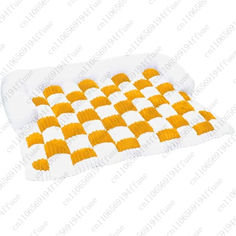 

Dog Sofa Protective Cover, Furniture Protective Pad, Comfortable and Luxurious Cream Square Checkered Printed Pet Blanket