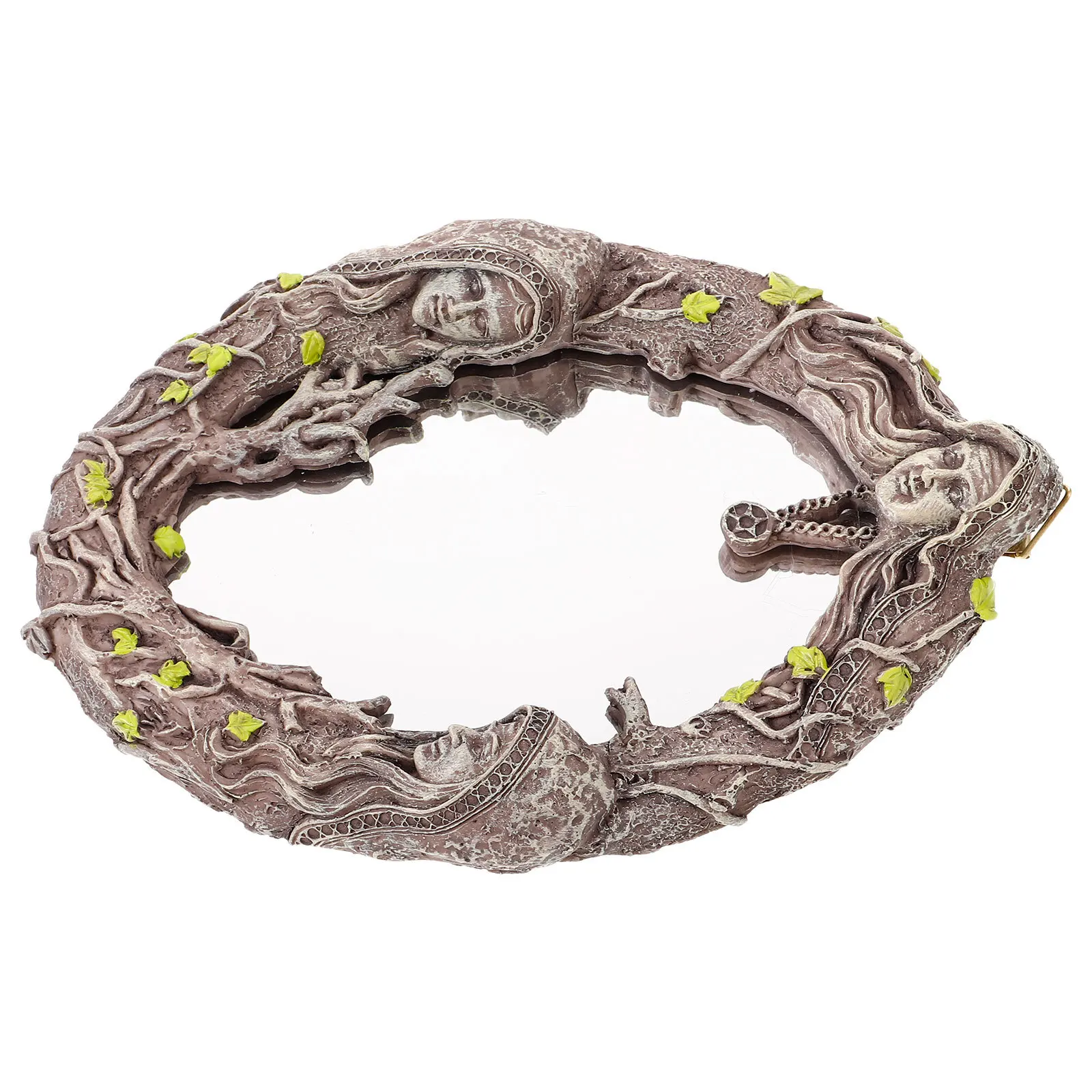 مرآة مكياج كلاسيكية لطيفة لمكتب الطاولة وخزانة الملابس وسطح عاكس شفاف ومرآة عرض لسطح المكتب لغرفة النوم #6