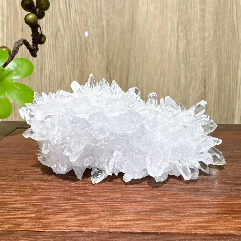 High Quality Clear Quartz Cluster Specimen Stone Healing Crystal Reiki Energy Home Scene Decoration Lucky Gifts