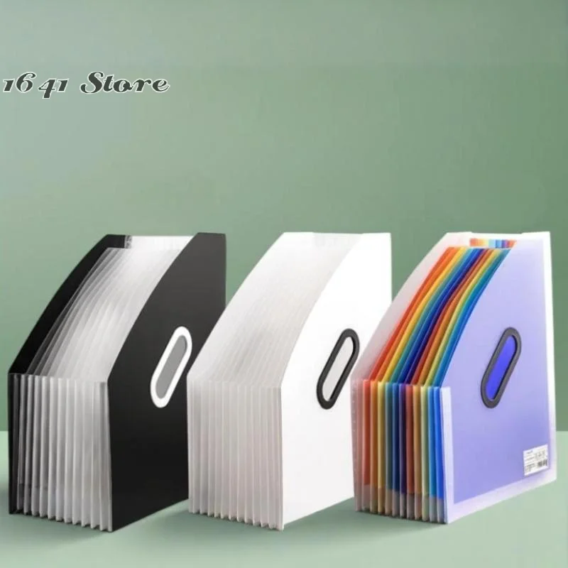 

（NEW）1pc Vertical Portable Folder, Expandable Organ Bag, Multi-layer Student Specific Paper Organizer, Office Files Available