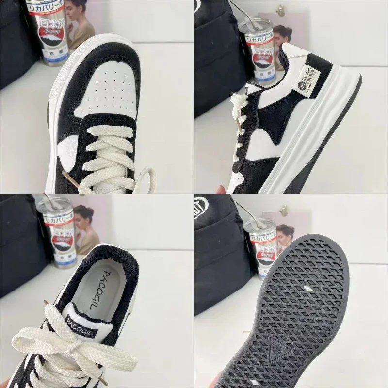 2024 sepatu Platform Sneakers wanita Platform sepatu vulkanisir Fashion nyaman sepatu wanita Sneakers kasual sepatu Tenis Masculino