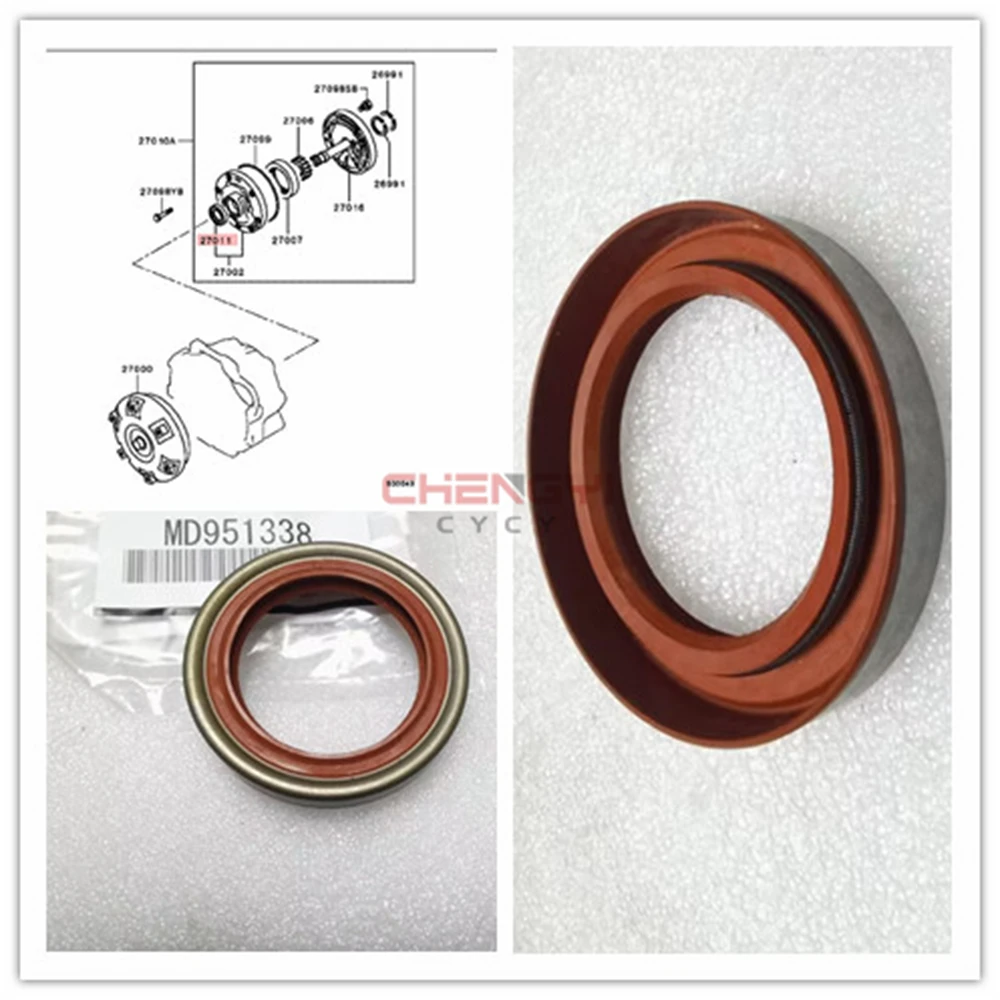 Automatic Transmission Front Oil Seal For Pajero Montero L047G V33W V43W V44W H76W H77W K94W MD951338 MR581104 HK038AI