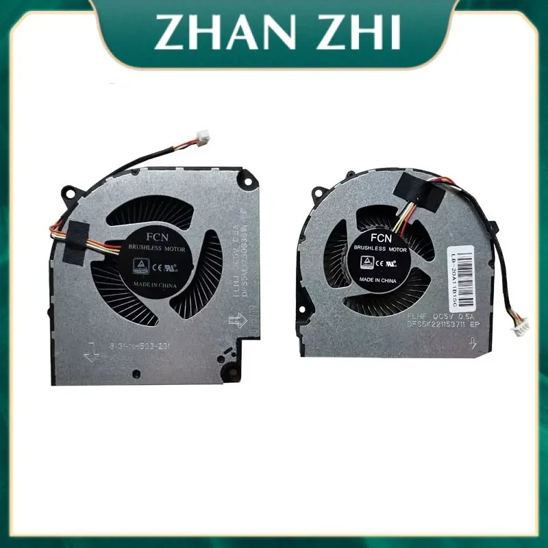 New Laptop Cooler CPU GPU Cooling Fan For Hasee G7-CT5NA Z7/G7-CT7NA Z8-CT7NA G8-CT7NA 911MP 911M