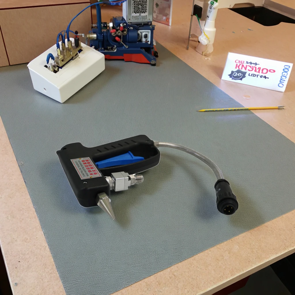 Adjustable Temperature Pneumatic Manual Fast Speed Hot Melt Glue Gun Streamlined Multi-Nozzle Design Multi-Melting Points Case
