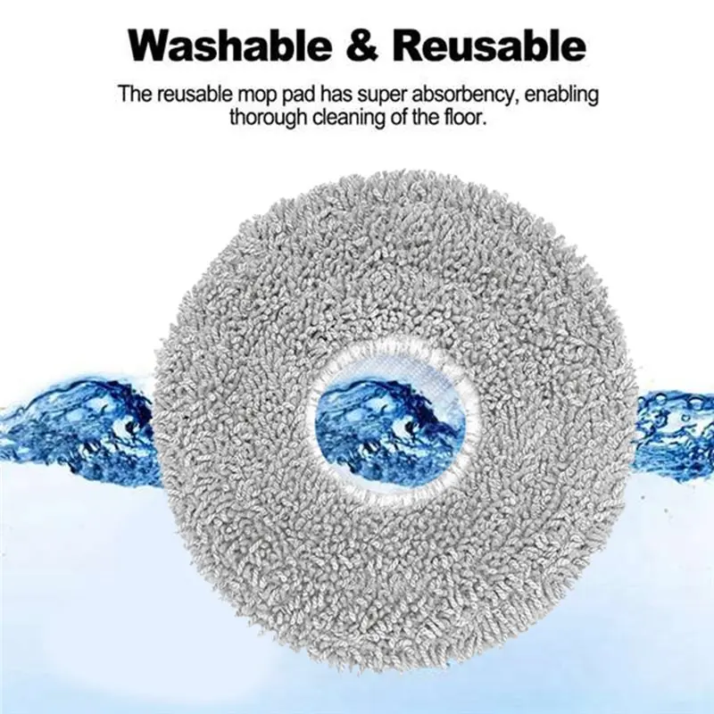 A83x-peças de reposição-6 peças almofadas de esfregão para robô aspirador de pó 3i p10 ultra pano de esfregão