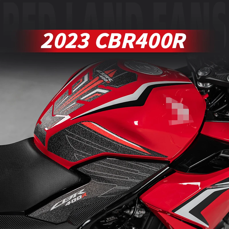 

Для HONDA CBR400R 2023 2024 велосипед топливный бак защитные наклейки Наборы мотоцикла газовый бак устойчивые к истиранию декоративные наклейки