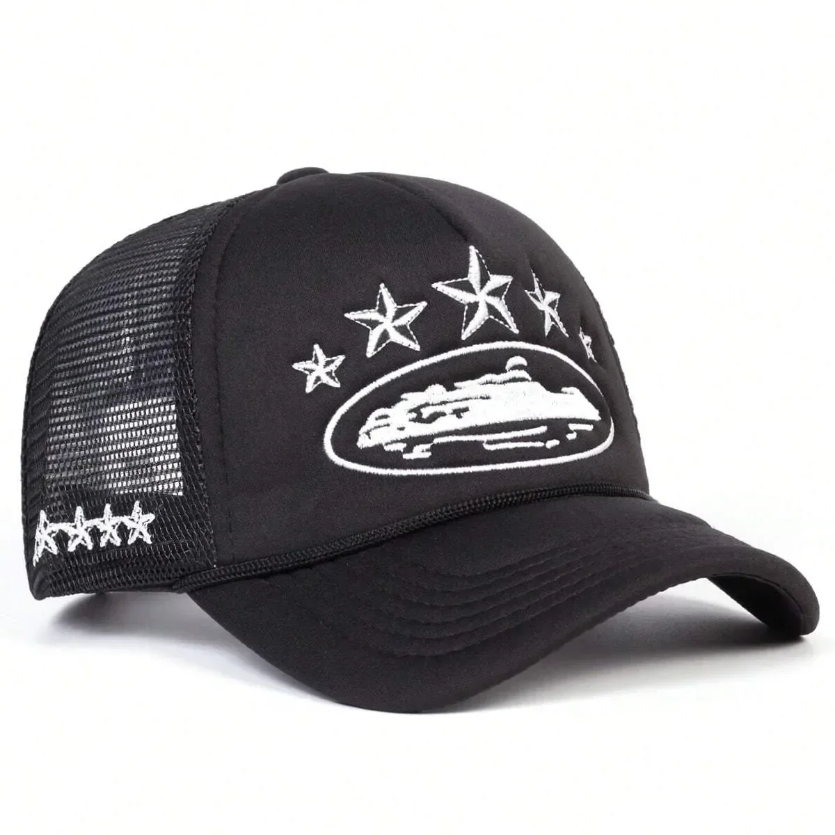 Unisex Mannen Vrouwen Cap Pentagram Borduren Baseball Netto Caps Lente Zomer Outdoor Verstelbare Casual Hoeden Zonnebrandcrème Hoed