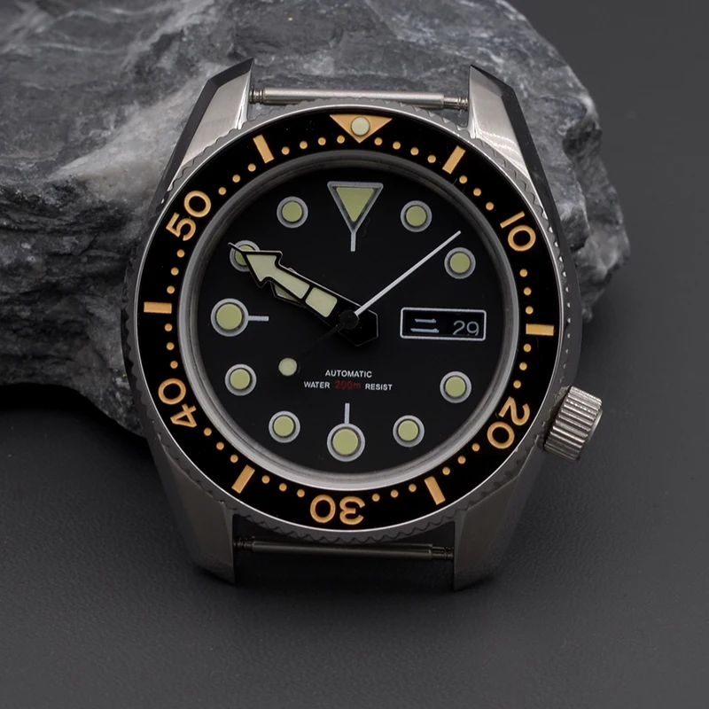 Mod  SPB185 SPB187 Design Watch Head With NH35 NH36A Sapphire Crystal Stainless Steel Diving Men Automatic Watch 200m Waterproof