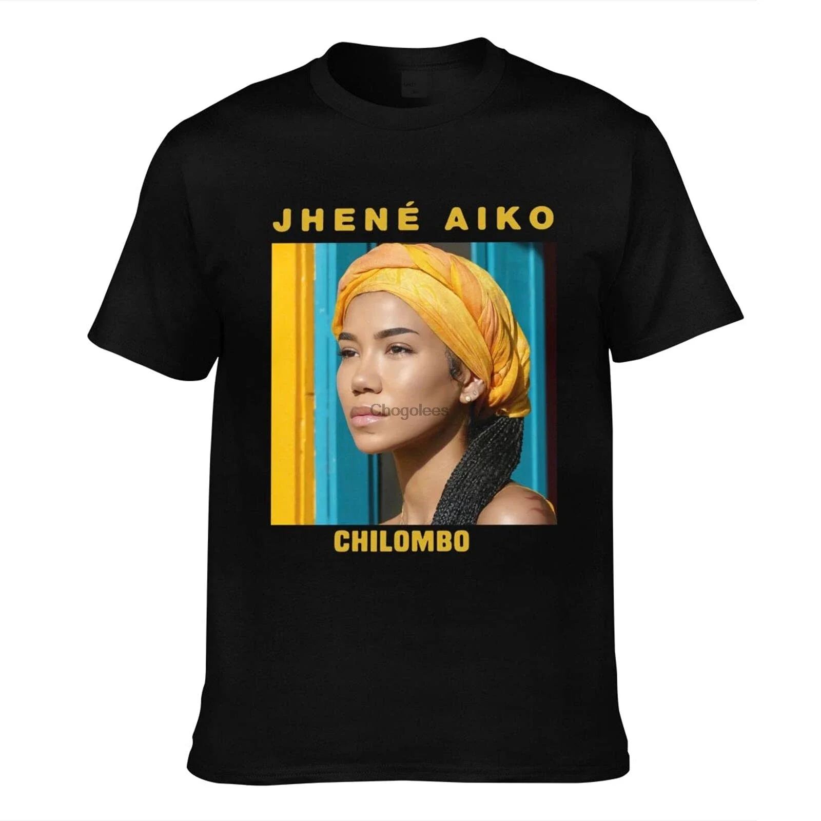 Wilsosoackson Jhene Aiko Chilombo T Shirt Men's Fashion Leisure Round Neck Clothes Short Sleeve Tee