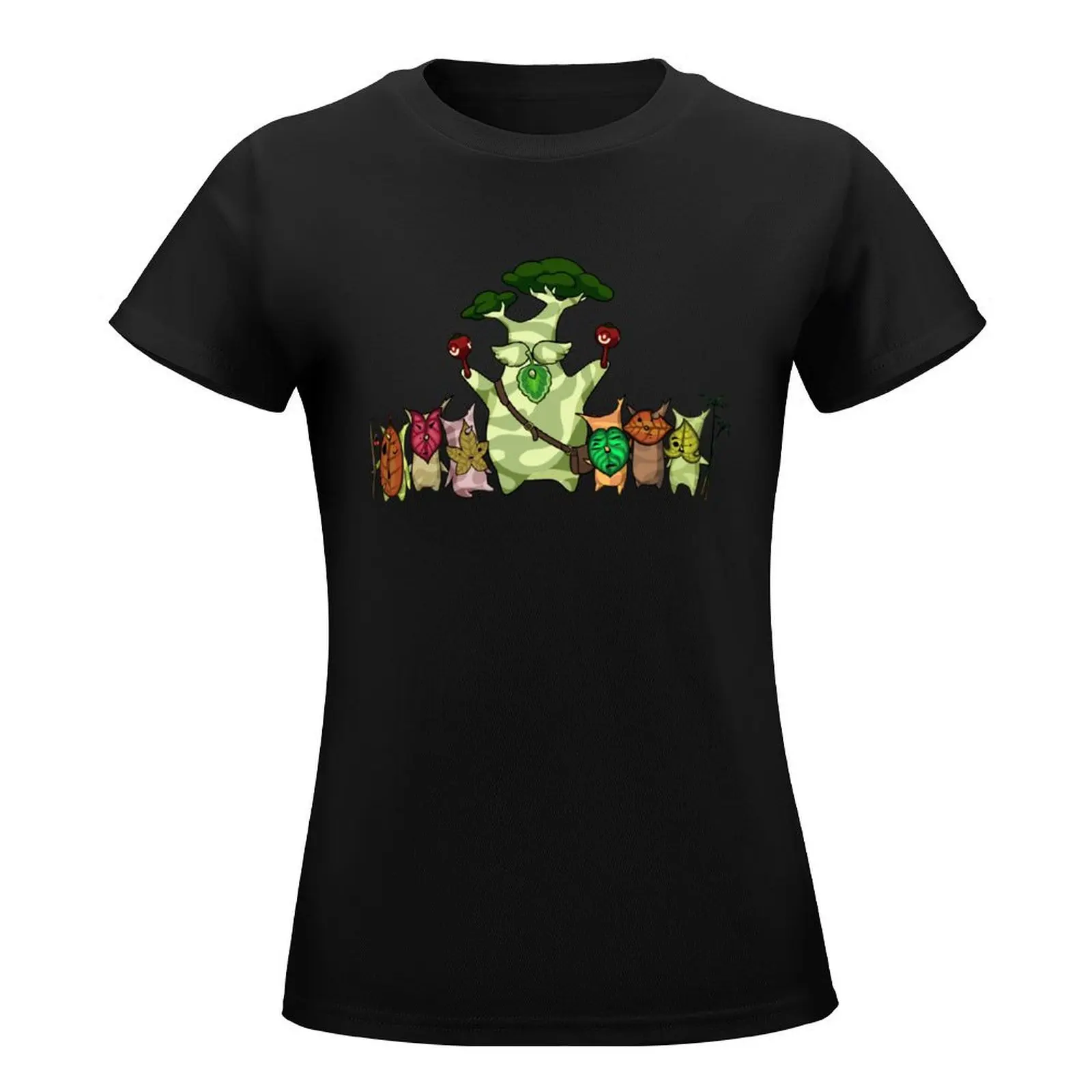 Hestu and the koroks! T-Shirt cute tops female summer clothes Blouse oversized t shirts for Women