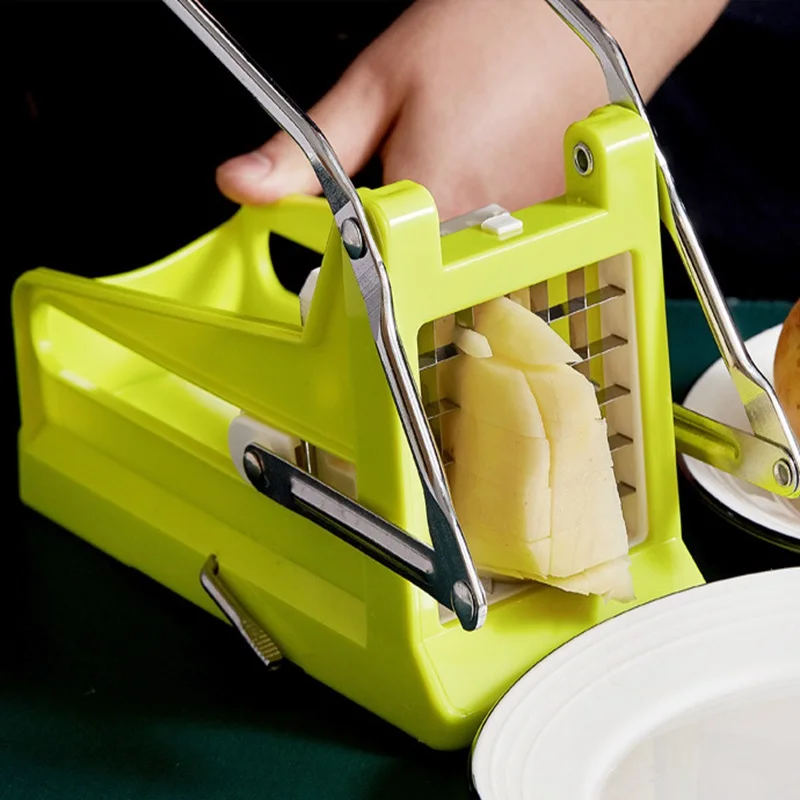 

Manual french fry cutter, household multifunctional cucumber radish potato strip cutting machine, fries cutter