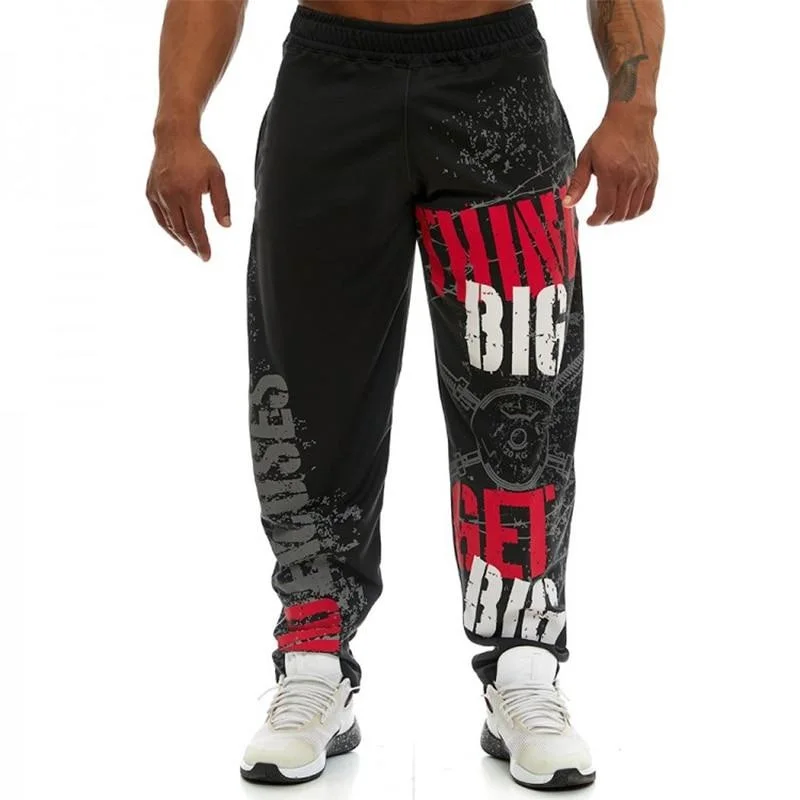 2026 New Model Men Gothic Vertical Graphic Wide Leg Sweatpants Drawstring Loose Straight Baggy Y2K Dark Punk Streetwear Pants.