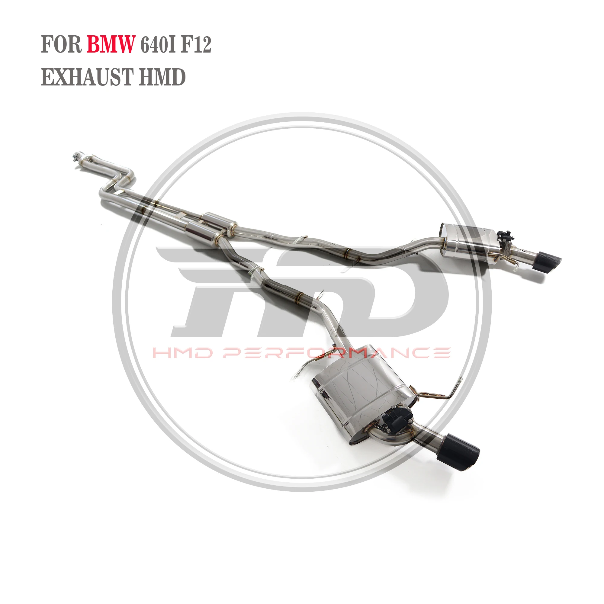 

HMD Stainless Steel Exhaust System Performance Catback For BMW 640i F06 F12 F13 N55 Engine Muffler With Valve