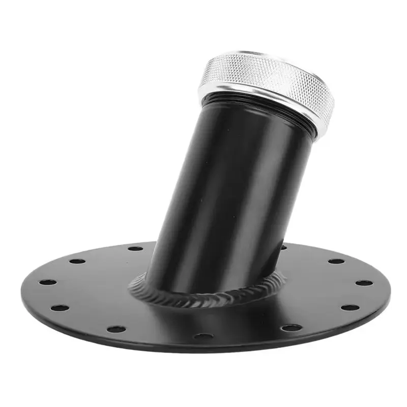 

A21F-Car 45 Degree Fuel Cell Filler Neck With Cap And Base 1.5In Inner Diameter Fast Fill Hose Valves Automotive Accessories