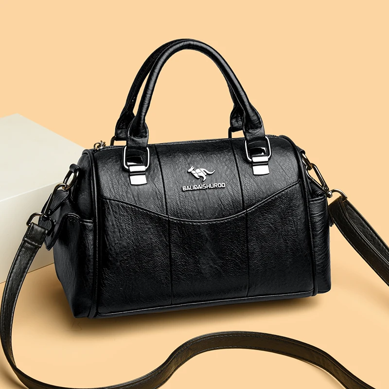 

High Quality PU Leather Shoulder Bag for Women Crossbody Tote Hand Bag Ladies Messenger Handbag for Daily Commuting