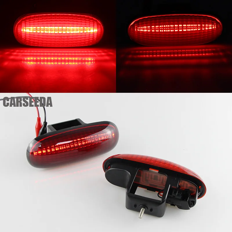 1PCS RED Smoke Car Rear High Level 3rd Brake Stop Light For Renault Trafic II Opel Vivaro Nissan Interstar 8200209522 8200040732