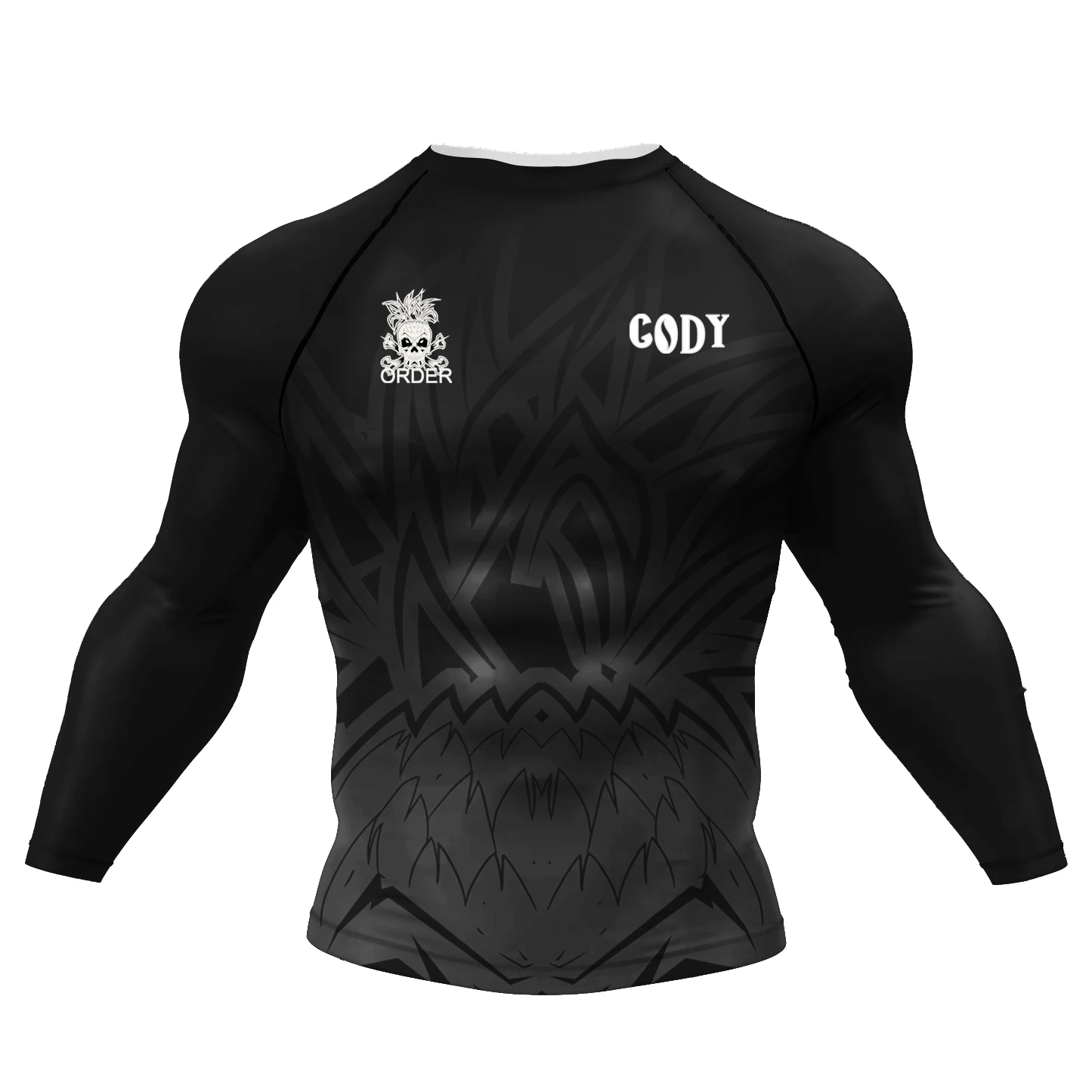 Jiu Jitsu koszulka Rashguard MMA wysokiej jakości BJJ wysypka gwardia męskie koszulki bokserskie z pełnym rękawem sublimacyjne koszulki odzież