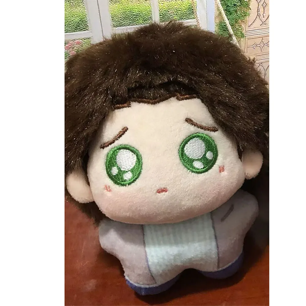 Roud Eye SPN Dean Sam Plush Doll 10cm Print Supernatural Stuffed Toy Pendant Halloween Plusie Doll Present Collect XMAS Gift view 4