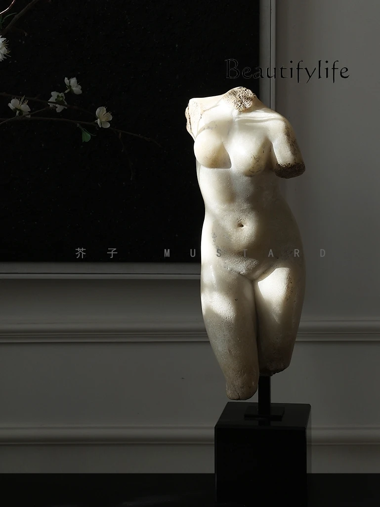 

Advanced European Bust Art Statue Imported Resin Portrait Sculpture Home Decoration Creative Design