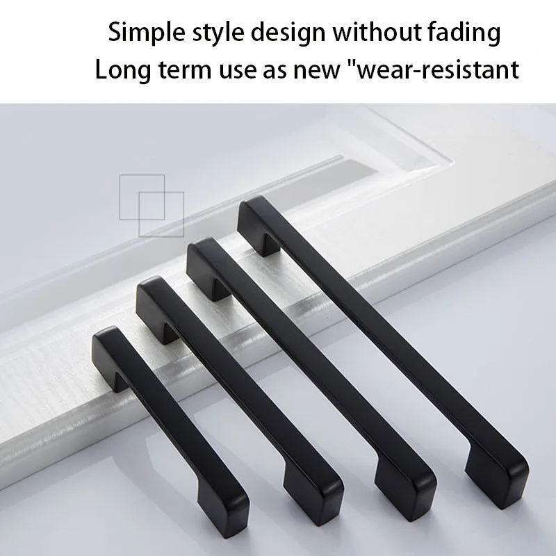Aluminum/Zinc Alloy Furniture Handles Cabinets Wardrobes Drawers Single Hole Circular/Long Handles Home Hardware Accessories ﻿