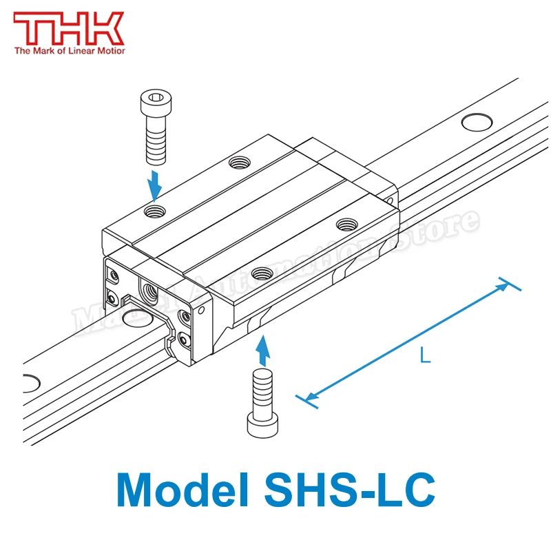 Original THK Linearführungsschiene Lager SHS35LC SHS35 SHS35LC1SS SHS35LC1UU Gleitblock – Detail 4