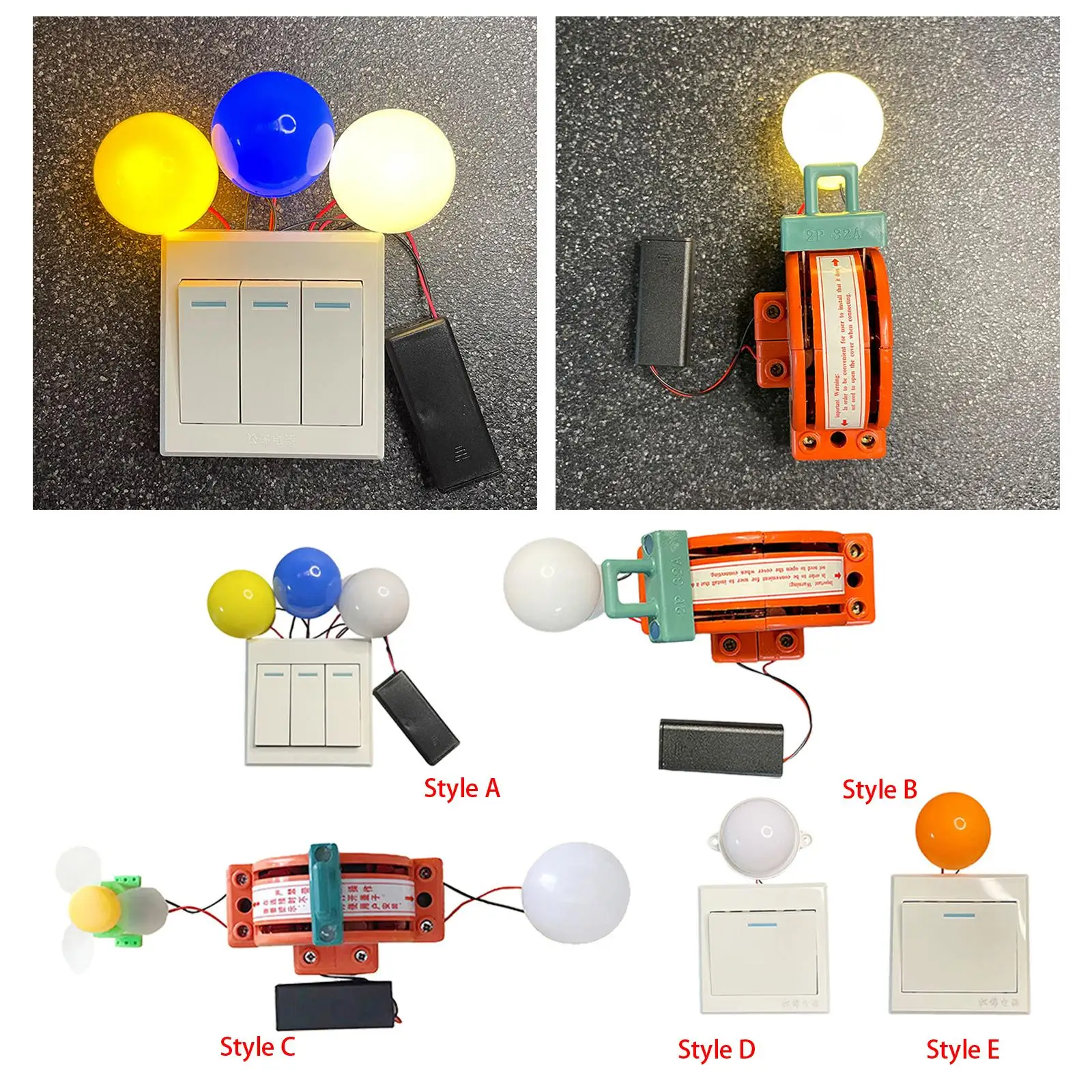 مشغول مجلس الملحقات الخفيفة DIY الملحقات المواد أجزاء اللوحة الحسية DIY
