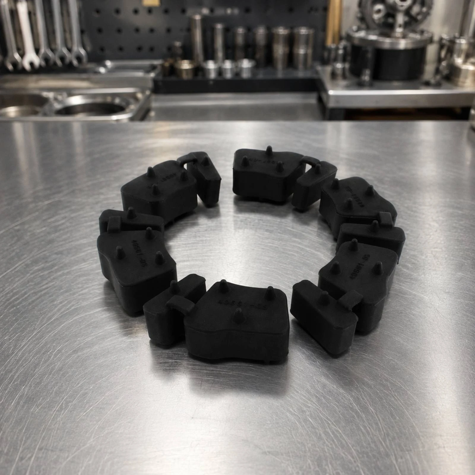 6 Pieces Hub Damper with Locating Pegs Robust Rear-Wheel Hub Sprocket Damper Insert Black Brand New for Everyday Riding
