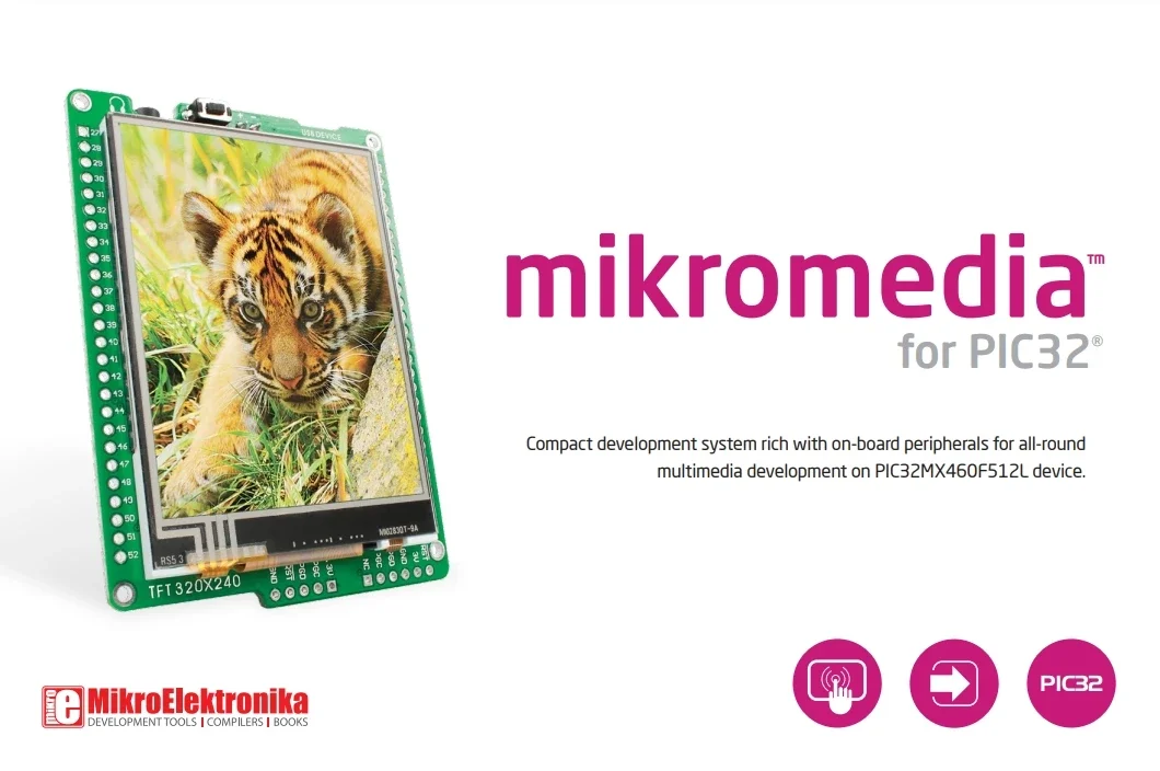 MIKROE-597 PIC / DSPIC MIKROMMB PIC32 MULTIMEDIA BOARD Development Boards