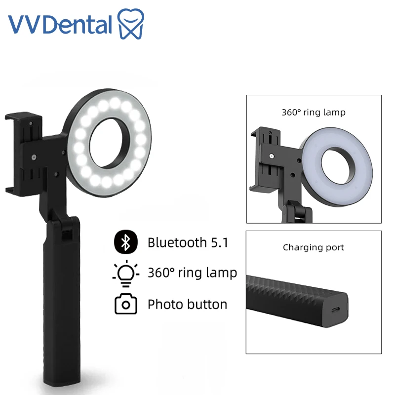 VVDental Dental Oral Photography LED Lamp Dentist Oral Light Equipment Dentistry Orthodontics Flash Light Environment Photo Lamp