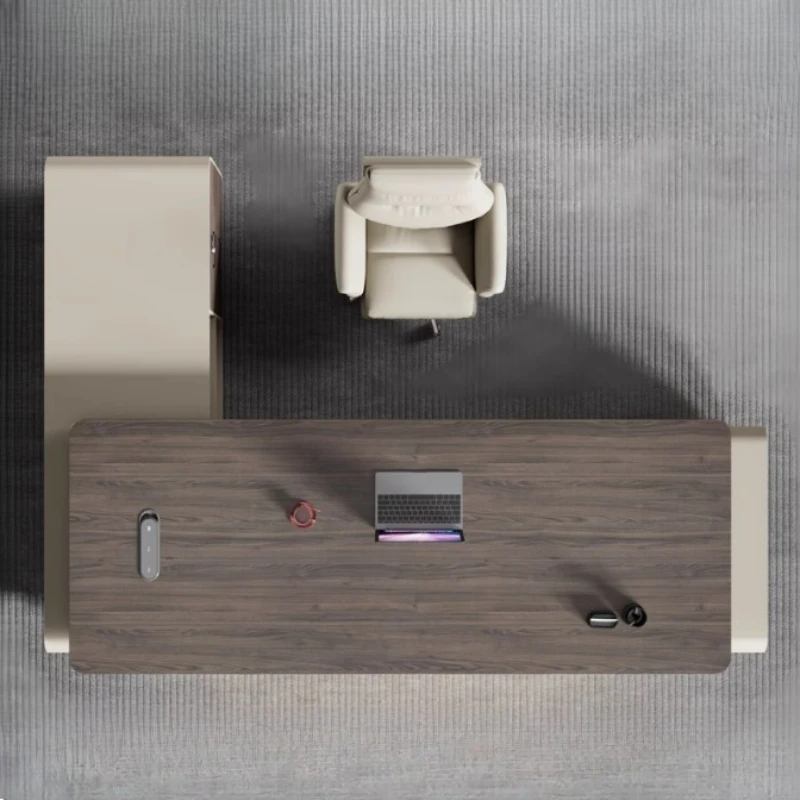 office chair combination l shaped Computer table filing cabinet bureaux  furniture