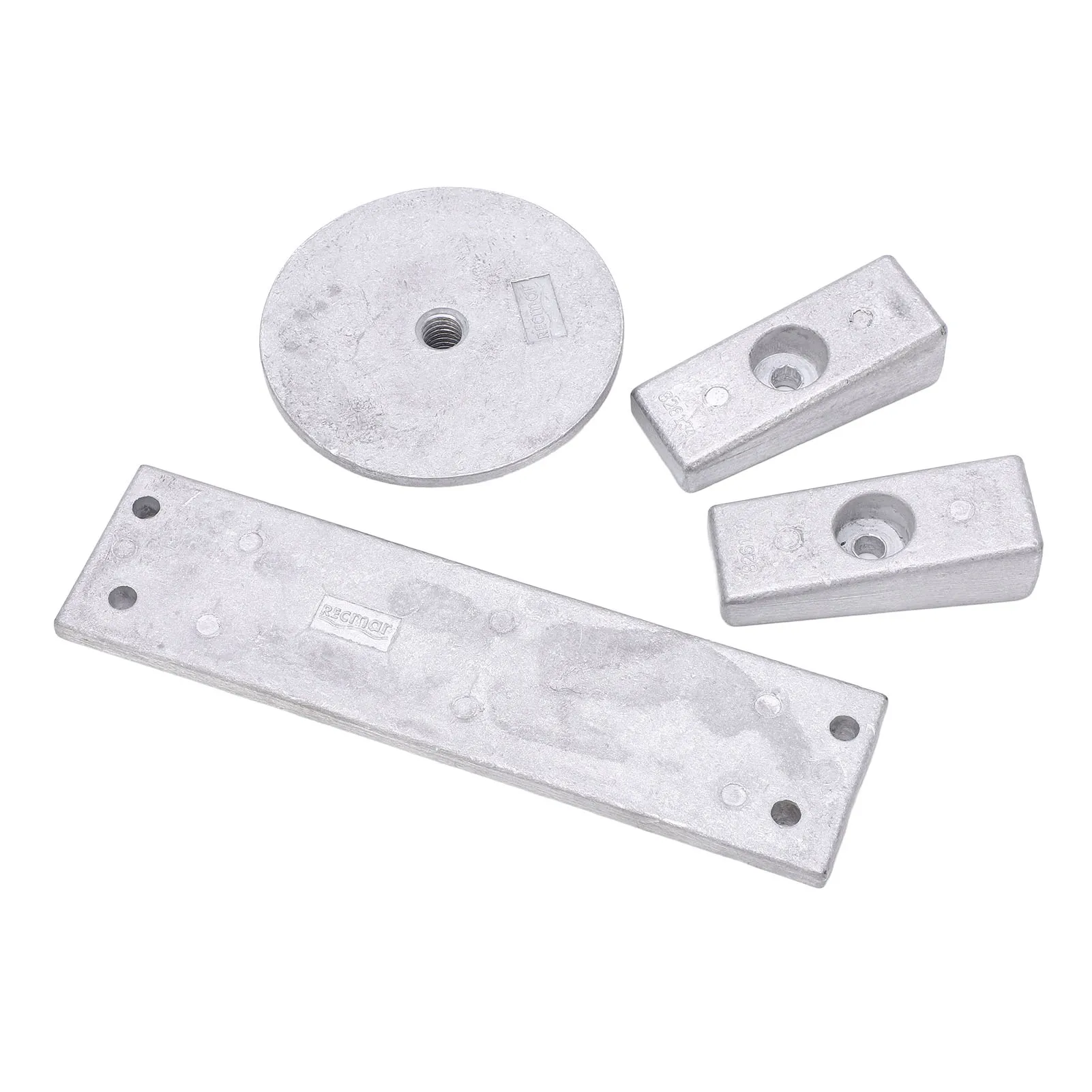 

Aluminum Anode Kit 818298A 826134A - Rustproof Anode Set for 75HP-200HP Mercury Verado Outboard Engines, Marine Accessory