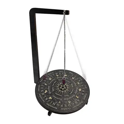 Exquisite Design Wooden Pendulum Display Rack Witch Wooden Jewelry Decorative Display Stand Pendulum Holder Stand For Living