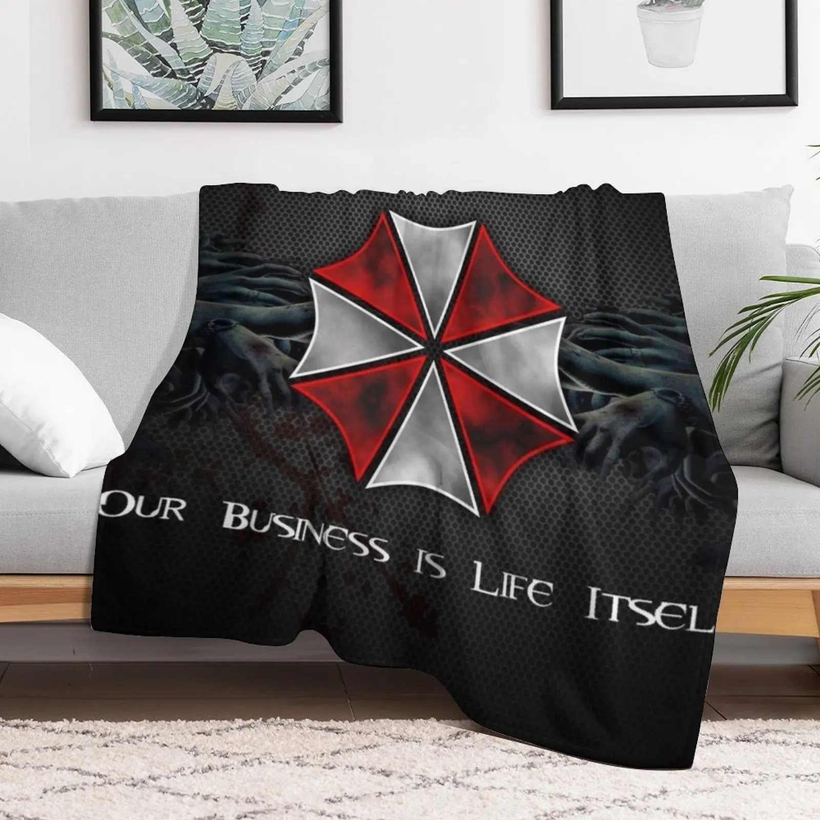 Resident Evil Throw Blanket Polar Tourist Blankets