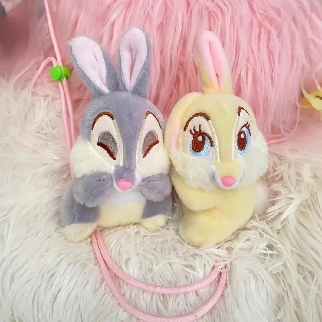 

Cute Thumper Rabbit Bonnie Rabbit Keychain Bag Pendant Cartoon Anime Rabbit Plush Doll School Bag Pendant Gift Peripheral