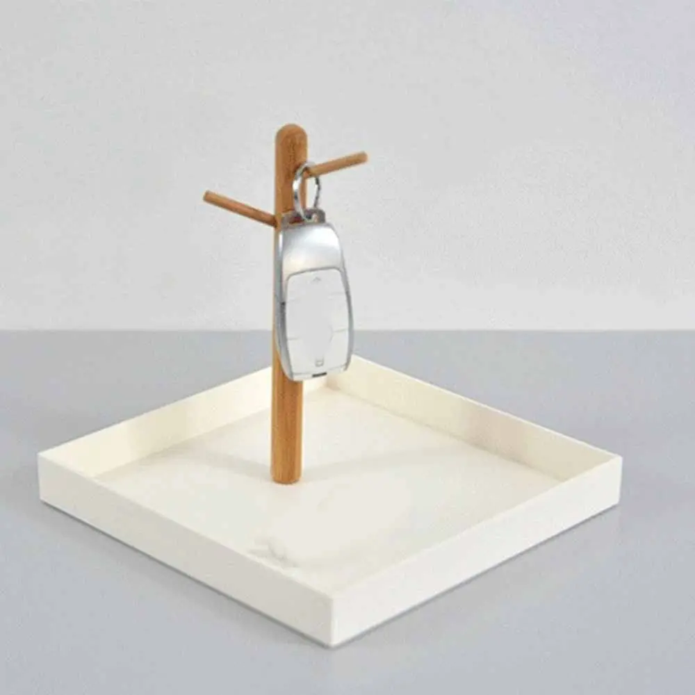 Key Hanger Nordic Branch Storage Tray Large Capacity Stable Jewelry Display Frame 3-Tier Design Save Space Entryway Display