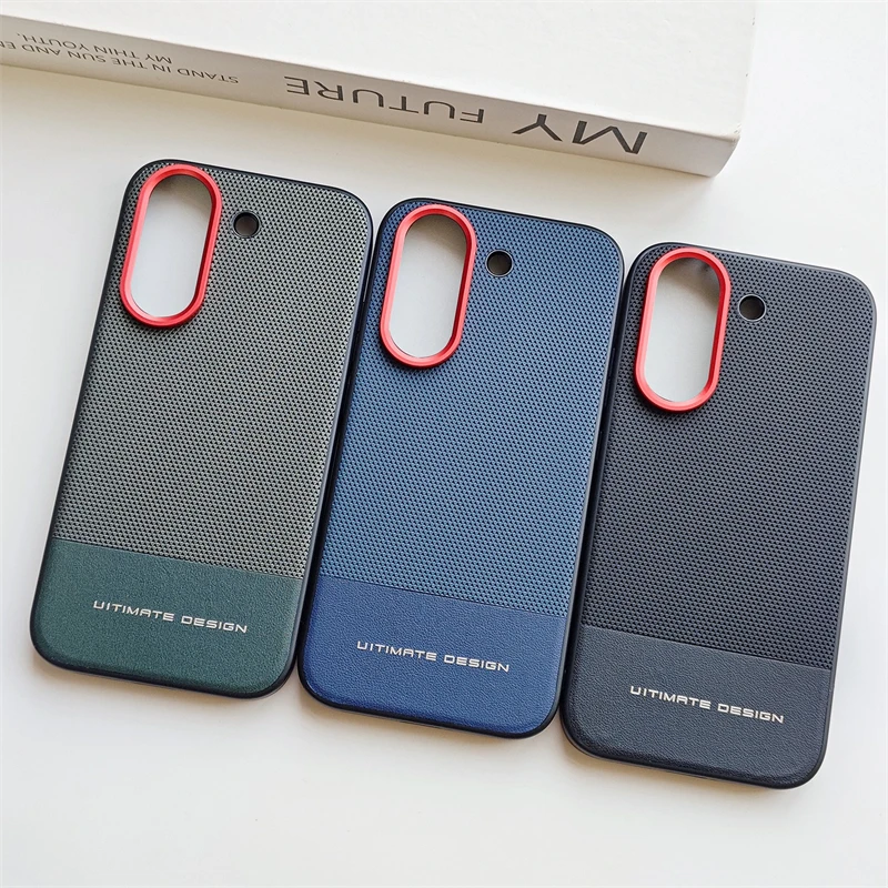 

For POCO X8 Pro Case Luxury Leather Cover For Xiaomi Poco X8Pro Redmi Turbo 5 5G Fashion Colorblock Shell Shockproof Bumper