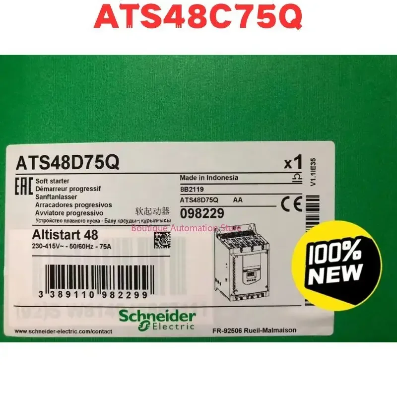 New Original ATS48C75Q Soft Starter