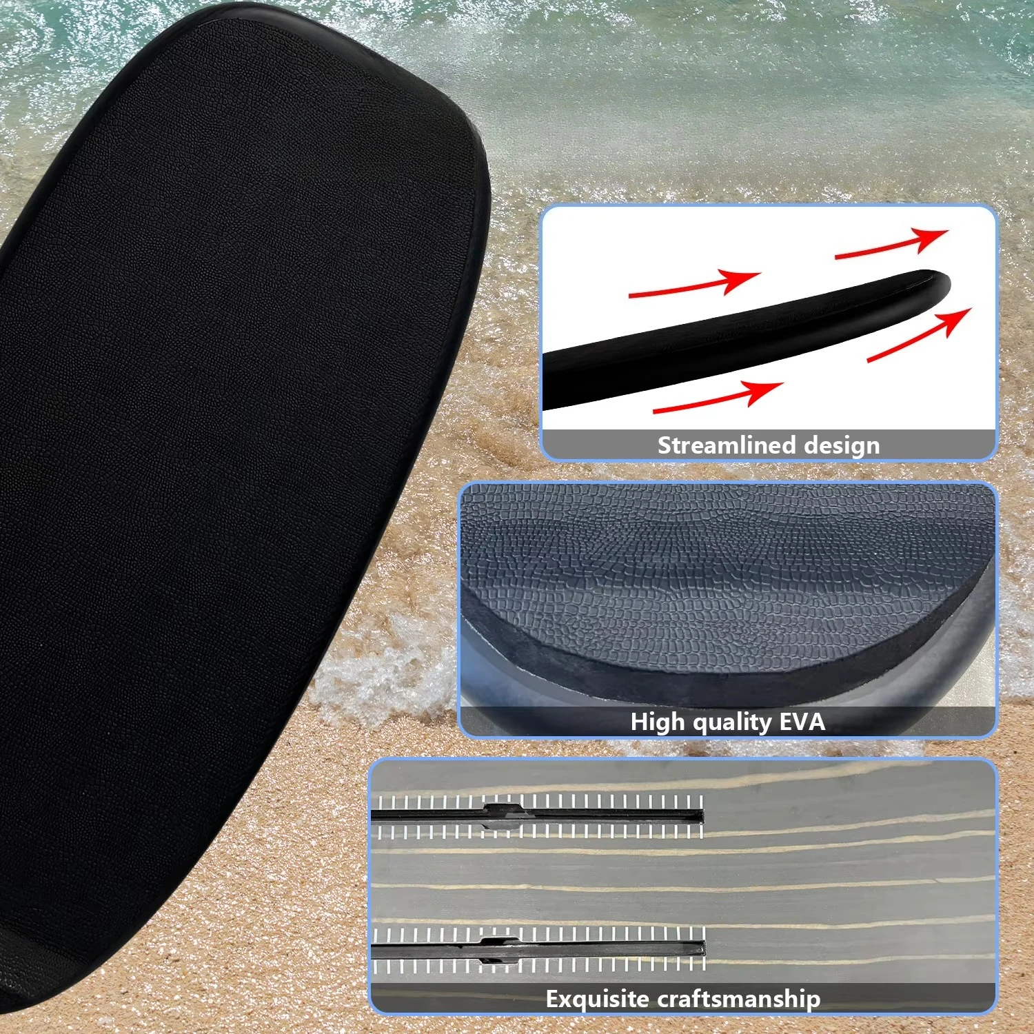لوح ركوب الأمواج الجديد المصنو - مراجعة Efoil Board Foil Wing Carbon وسعره