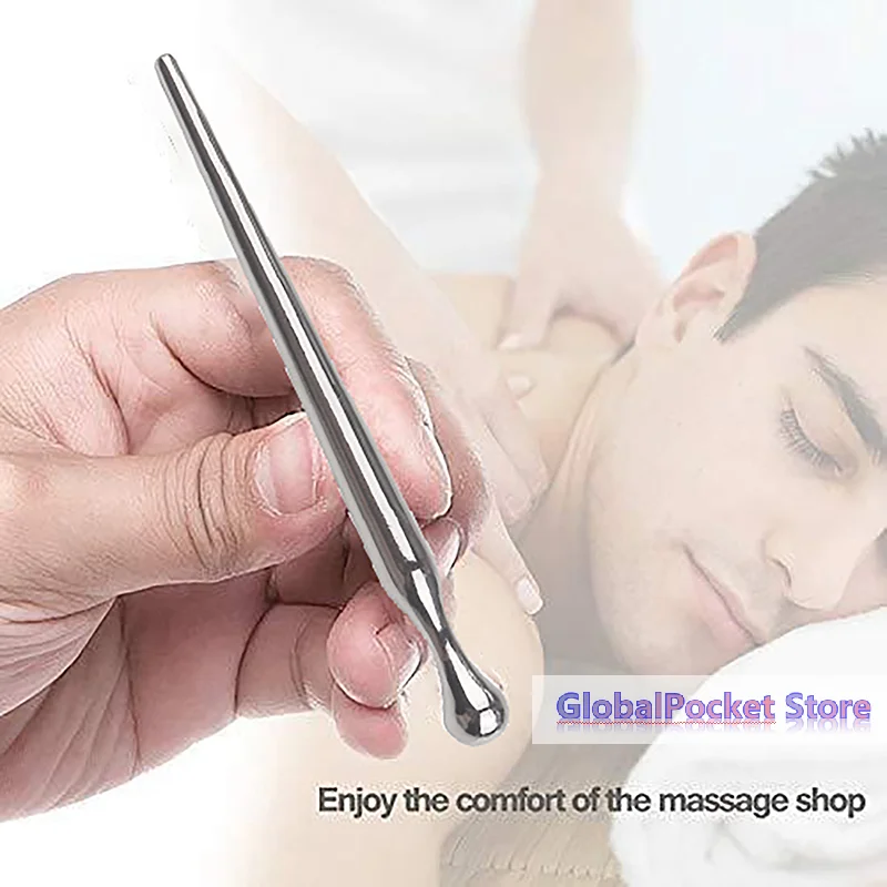 [TG823]Acupuncture Pen Metal Manual Acupuncture Pen Trigger Point Massager Deep Tissue Massage Tool For Body Pain Relief Care
